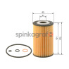 Filtr oleju BOSCH 1457429108 | BMW (11421432097,11421716121,11421716192,11421743398,11427619318)