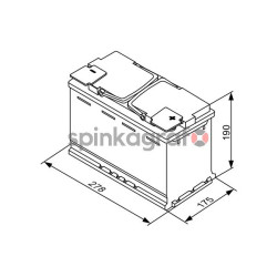 Akumulator BOSCH 0092S5A080
