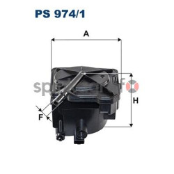 Filtr paliwa FILTRON PS 974/1 | CITROËN,FIAT,FORD,MAZDA,MINI (1232325,1254391,13327804958,13328517166,1340105)