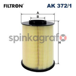 Filtr powietrza FILTRON AK 372/1 | FORD,MAZDA,VOLVO (1448616,1477153,1496204,1690582,1695529)