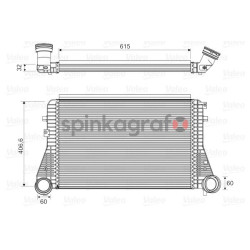 Chłodnica wody VALEO 818795