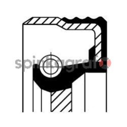 Uszczelniacz wałka rozrządu CORTECO 12012411B | Uszczelniacz 30x52x7 wałka rozrządu Citroen Jumpy; Peugeot Expert; Fiat Croma, F