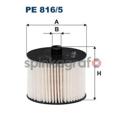 Filtr paliwa FILTRON PE 816/5 | CITROËN,FIAT,FORD,LANCIA,PEUGEOT (1318563,190689,190690,1906C0,8653668)