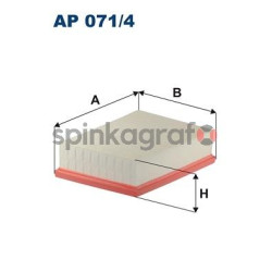 Filtr powietrza FILTRON AP 071/4 | CHEVROLET,OPEL (834762,95021102,95528550)