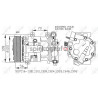 Kompresor klimatyzacji NRF 32682 | CITROËN,PEUGEOT (6453PP,6453RE,6453RF,6453RT,6453SN)