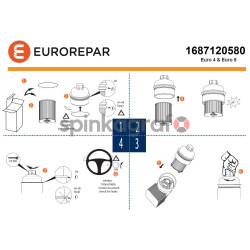Filtr oleju EUROREPAR 1687120580
