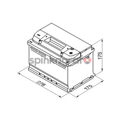 Akumulator BOSCH 0092S50070 | ALFA ROMEO,AUDI,BENTLEY,BMW,CADILLAC (1072348,1130886,1130888,1201264,19001646)