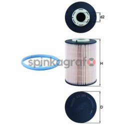 Filtr paliwa KNECHT KX393D