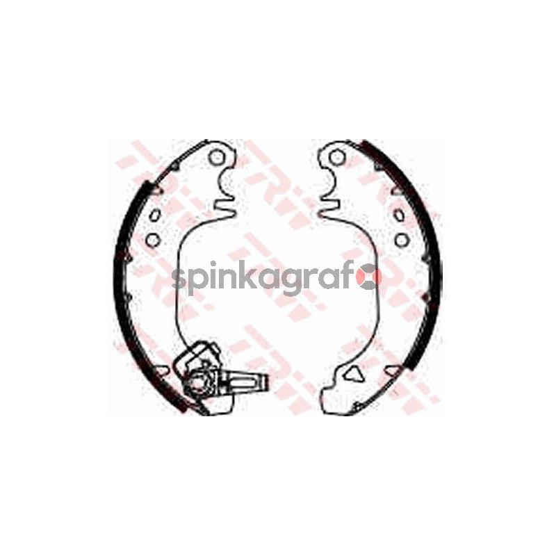 Szczęki hamulcowe TRW GS8322