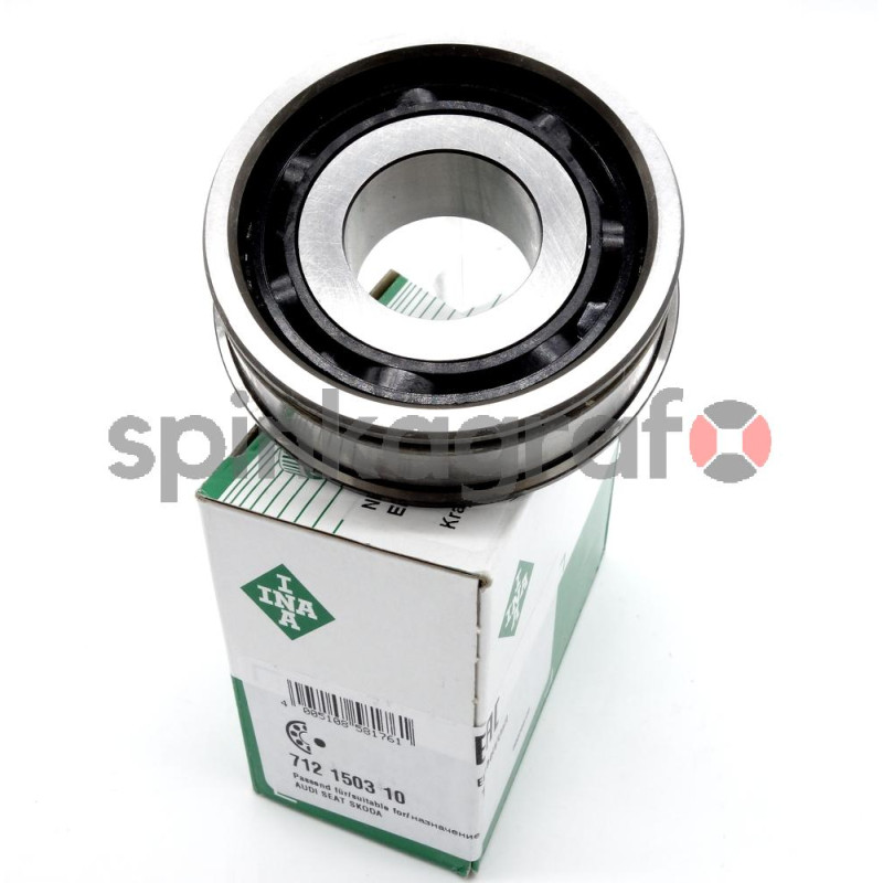 Łożysko skrzyni biegów INA 712 1503 10 | 30x72/77x22,3/24 skrzyni biegów HDV,JLU 6 biegowa Volkswagen Passat B6 ( wałek sprzęgło