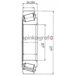Łożysko koła NTN-SNR 32207 C | RENAULT MASTER Typ T 81r-&gt; (5000388284)