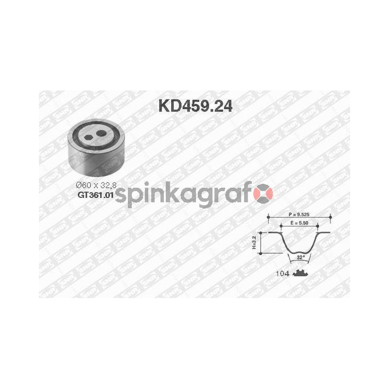 Zestaw paska rozrządu z pompą NTN-SNR KD459.24 | ROVER MAESTRO,MONTEGO 2.0 Zestaw paska rozrządu z pompą NTN-SNR KD459.24 | ROVER MAESTRO,MONTEGO 2.0