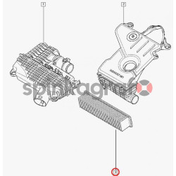 Filtr powietrza RENAULT 8200989933 | RENAULT KANGOO, CLIO II, DACIA SANDERO, LOGAN 1.5 dCi