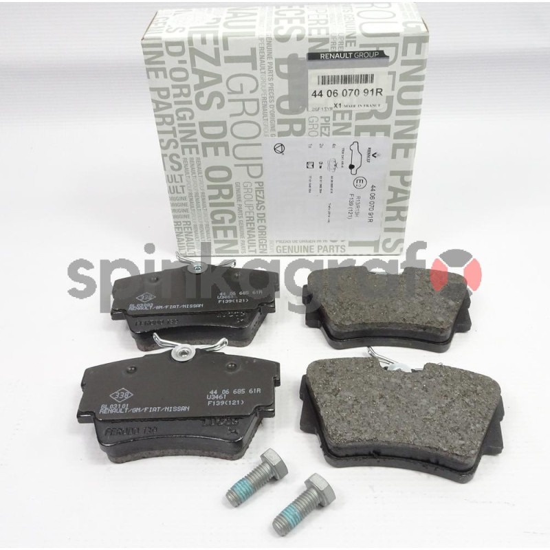 Klocki hamulcowe (tył) RENAULT 440607091R | RENAULT TRAFIC 01/14- , OPEL/NISSAN S.LUCAS Klocki hamulcowe (tył) RENAULT 440607091R | RENAULT TRAFIC 01/14- , OPEL/NISSAN S.LUCAS