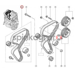 Zestaw paska rozrządu RENAULT 130C17529R | RENAULT CLIO,KANGOO,LAGUNA,MEGANE,SCENIC,THALIA 1.6 16V (1680600Q0L)