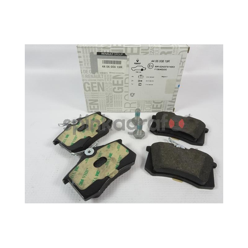 Klocki hamulcowe (tył) RENAULT 440600819R | RENAULT AVANTIME, CLIO,III,IV, ESPACE III, FLUENCE,GRAND SCÉNIC II,GRAND SCÉNIC III,