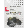 Zestaw spinek osłony silnika RESTAGRAF 601003C | Zestaw mocowania /spinki/ maski silnika /podstawowy/  RENAULT SCENIC III (65100
