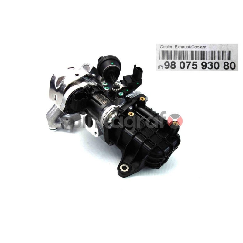Zawór EGR PSA 9807593080 | CITROEN C4 ,C5,PEUGEOT 308,508,3008 2.0HDI