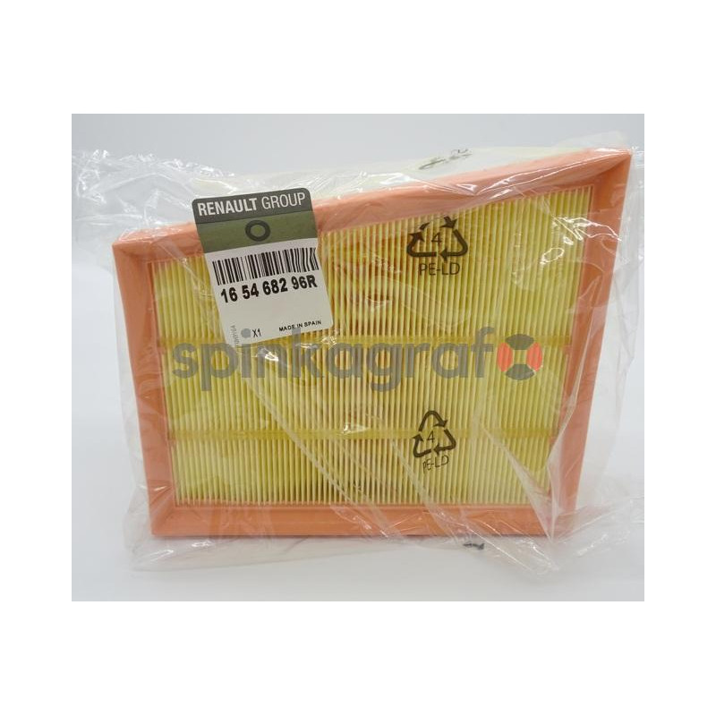 Filtr powietrza RENAULT 165468296R | RENAULT ESPACE V, GRAND SCENIC IV, MEGANE IV, SCENIC IV, TALISMAN 1.5DCi/1.6/1.6DCi 02.15-&