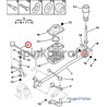 Cięgno zmiany biegów METALCAUCHO MC-2865 | CITROEN BERLINGO/ P.PARTNER 140/80 (245275,245279)