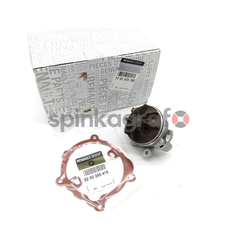 Pompa wody RENAULT 7701474190 | RENAULT ESPACE 4,LAGUNA 2 mot. 2.2DCI Pompa wody RENAULT 7701474190 | RENAULT ESPACE 4,LAGUNA 2 mot. 2.2DCI