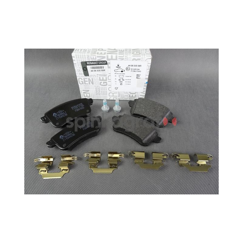 Klocki hamulcowe (tył) RENAULT 440603558R | RENAULT MEGANE 3, SCENIC 3 Klocki hamulcowe (tył) RENAULT 440603558R | RENAULT MEGANE 3, SCENIC 3