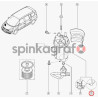 Filtr paliwa METALCAUCHO MC-5393 | RENAULT mot.F9Q (1.9DCi) (8200780950,8200416942)