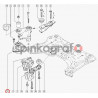 Poduszka silnika HUTCHINSON 586349 | RENAULT LAGUNA II mot.2.2DCi/3.0 (8200052028,8200054865,8200181590)