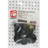 Zestaw spinek nadkola RESTAGRAF 601002B | Zestaw mocowania /spinki/ przedniego błotnika /podstawowy/  RENAULT CLIO IV 5 DRZWI (6