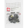 Zestaw spinek nadkola RESTAGRAF 601006B | Zestaw mocowania /spinki/ przedniego błotnika /podstawowy/  RENAULT TWINGO II Ph1/2 (6