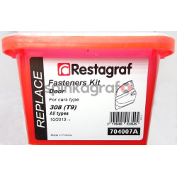 Zestaw spinek drzwi pełny RESTAGRAF 704007A | PEUGEOT (1612686580)