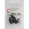 Zestaw spinek nadkola RESTAGRAF 604001B | Zestaw mocowania /spinki/ przedniego błotnika /podstawowy/  PEUGEOT 208 3-5 DZRWI (162