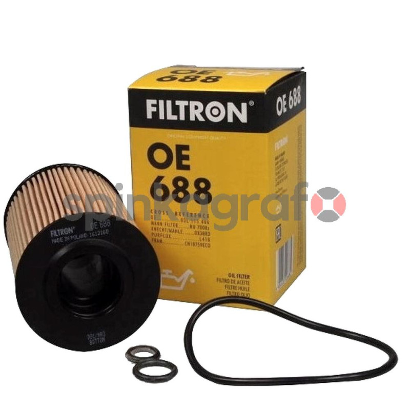 Filtr oleju FILTRON OE 688 | AUDI,SEAT,SKODA,VW (03L115466,03L115562) Filtr oleju FILTRON OE 688 | AUDI,SEAT,SKODA,VW (03L115466,03L115562)