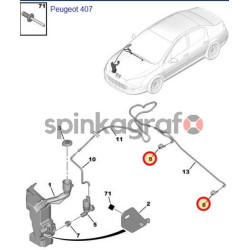 Dysza spryskiwacza PSA 6438Z1 | PEUGEOT 407