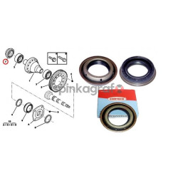 Uszczelniacz półosi CORTECO 01033292B | 35x54,85/61,2x8,9/15,1 skrzyni biegów C546, M40, F40, M32 ( półosi prawy ), Citroen Jump