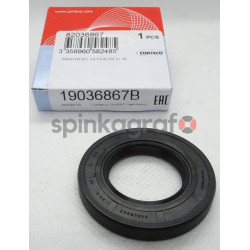 Uszczelniacz półosi CORTECO 19036867B | 24,5x42x6 wałka sprzęgłowego skrzyni biegów PF1 / PF6 / PK4 / PK5 / PK6 Renault, Opel 