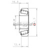 Łożysko skrzyni biegów NTN-SNR EC 41444 H206 | RENAULT skrz.PK5;PK6  (8200298115)
