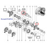 Łożysko skrzyni biegów NTN-SNR EC 41457 H206 | RENAULT skrz.PK5/PK6 (8200298117)