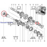 Łożysko skrzyni biegów NTN-SNR EC 41457 H206 | RENAULT skrz.PK5/PK6 (8200298117)