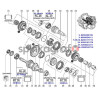 Łożysko skrzyni biegów NTN-SNR EC35116 | 25x54/59x18,75 skrzyni biegów PK5,PK6 wałka głównego i sprzęgłowego tył RENAULT Espace 