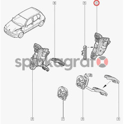 Potencjometr pedału gazu RENAULT 8200699691 | RENAULT CLIO II, KANGOO mot.1.5 dCi