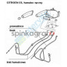Prowadnica linki hamulca ręcznego PSA 476921 | CITROEN C5