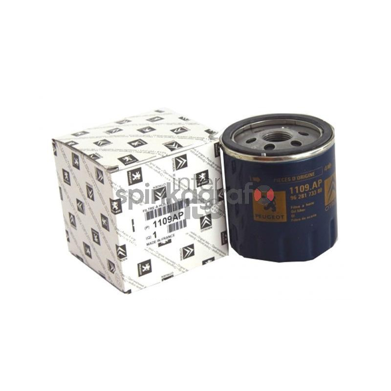 Filtr oleju PSA 1109AP | CITROEN AX, BERLINGO,C3 PICASSO, C35, C5 I, C5 II, C6, C8, CX I, CX II, EVASION, JUMPER, JUMPY, SAXO,XA
