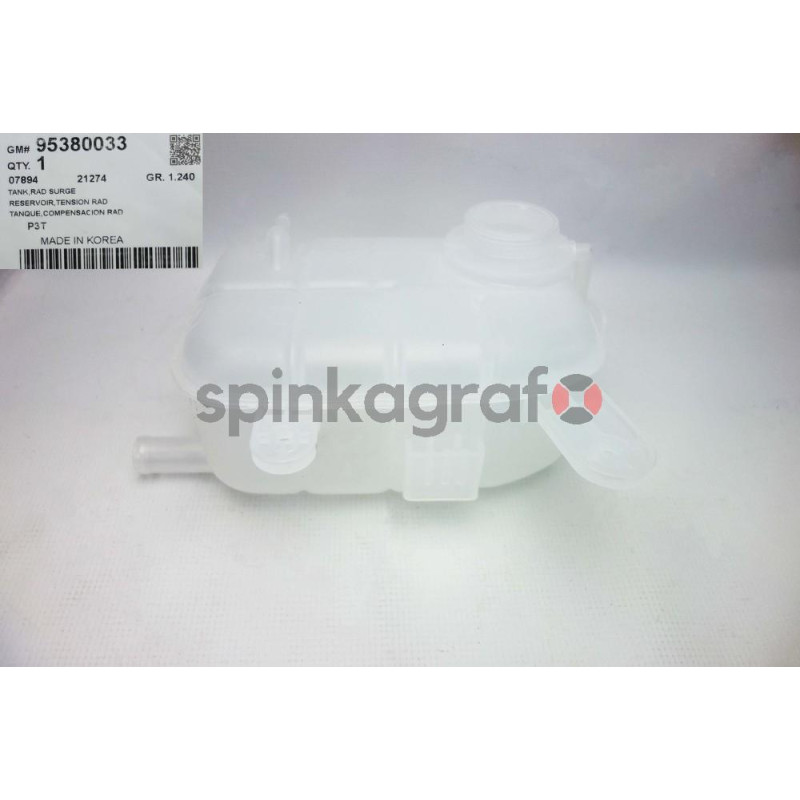 Zbiornik płynu chłodzącego OPEL 95380033