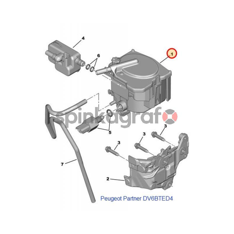 Filtr paliwa PSA 190195 | PEUGEOT 206,207,307,Partner/CITROEN C2,C3,C4,C5,BERLINGO mot.1.6 HD Filtr paliwa PSA 190195 | PEUGEOT 206,207,307,Partner/CITROEN C2,C3,C4,C5,BERLINGO mot.1.6 HD