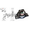 Poduszka silnika HUTCHINSON 586237 | Renault Megane II/Scenic II 1.5dCi  (8200549046)