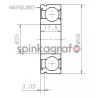 Łożysko skrzyni biegów NTN-SNR AB.41376.Y.S04 | RENAULT skrz.:JH1 (8200324369)(8200471327)