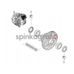 Uszczelniacz półosi RENAULT 383427234R | Renault Fluence  lewyprawy
