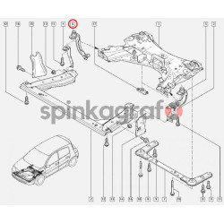 Poduszka sanek RENAULT 8200197452 | RENAULT MEGANE 2,SCENIC 2