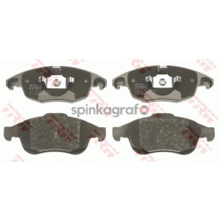 Klocki hamulcowe (przód) TRW GDB1690 | CITROEN BERLINGO, C4 GRAND PICASSO I, C4 II, C4 PICASSO I, DS4, DS5; PEUGEOT 5008, PARTNE